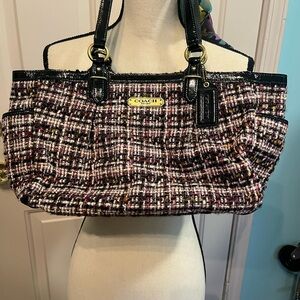 COACH tweed bag